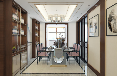 138平5室雅致新中餐厅