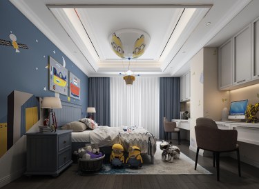 223平跃层/复式雅致新中卧室