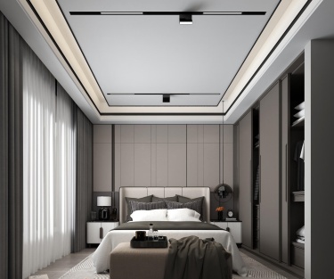 简约线条勾勒大气灰调现代风