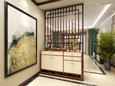 220平4室现代简约玄关