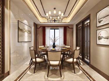 280平5室雅致新中餐厅