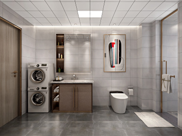 210平4室现代简约卫生间