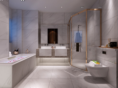 230平5室现代简约卫生间