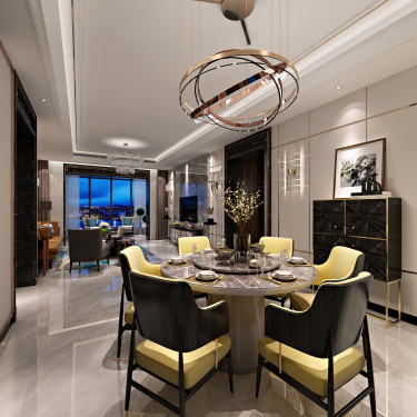 230平5室现代简约餐厅