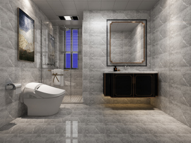 110平跃层/复式雅致新中卫生间