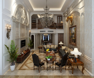 300平别墅其他客厅