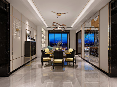 230平5室现代简约餐厅