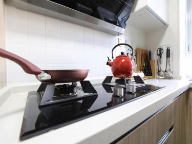 89平3室原木风厨房