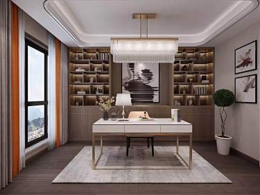 220平4室现代简约书房