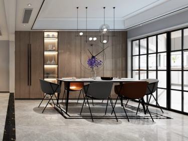 轻奢，高贵而简约的完美融合，112平米现代风格