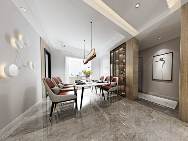 都市中的简约生活 124㎡现代三居