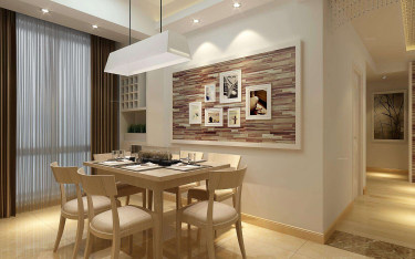 135平2室现代简约餐厅