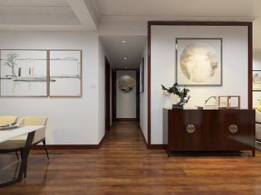 143平3室雅致新中玄关