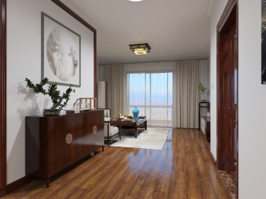 143平3室雅致新中玄关