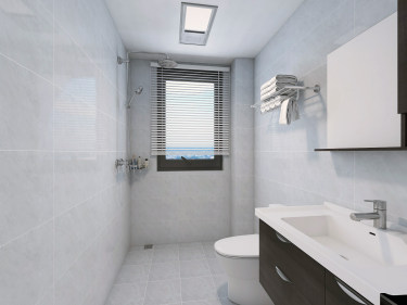 89平3室现代简约卫生间