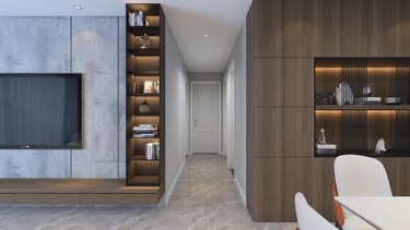 140平4室现代简约走廊