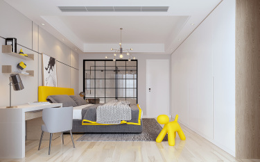 380平别墅现代简约儿童房