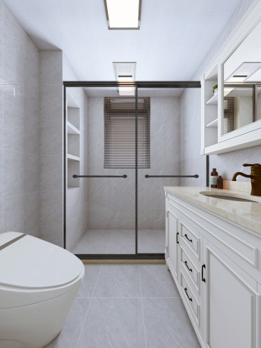 140平4室现代简约卫生间