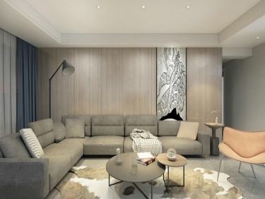 120平三口之家，打造不一样的现代风