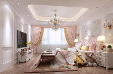 466平别墅原木风卧室