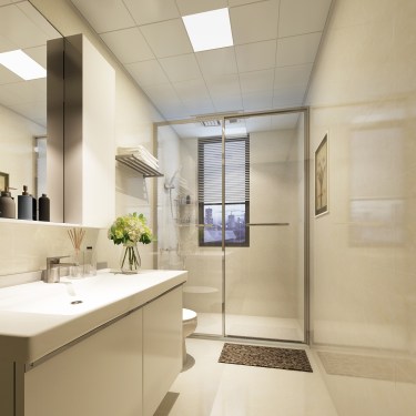 110平4室现代简约卫生间