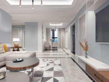 110平4室现代简约走廊