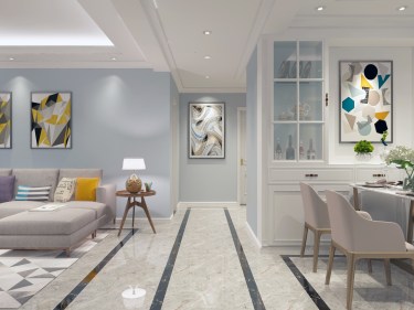 110平4室现代简约餐厅