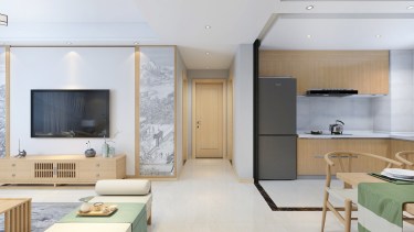 88平2室雅致新中走廊