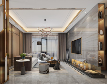 137㎡简洁大方三室，丰富的收纳让家更舒适