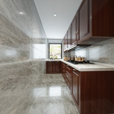 260平跃层/复式雅致新中厨房