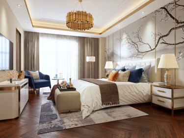 260平跃层/复式雅致新中卧室