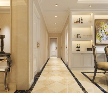 190平4室原木风走廊