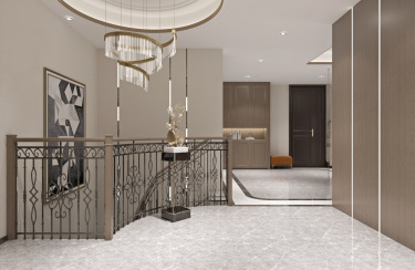 280平跃层/复式现代简约走廊