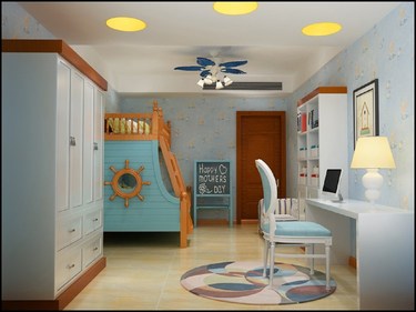 173平4室雅致新中儿童房