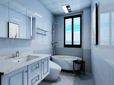 170平4室雅致新中卫生间