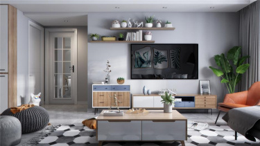 温馨简约的现代风格，打造舒适温暖的家