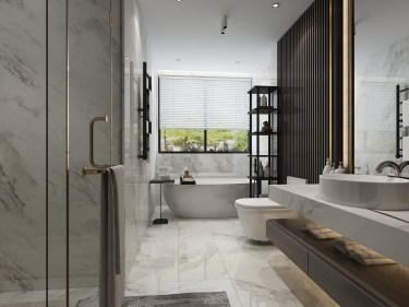 380平别墅现代简约卫生间