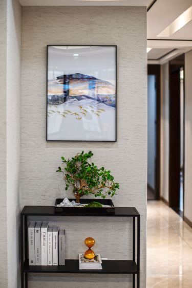 123平3室雅致新中玄关