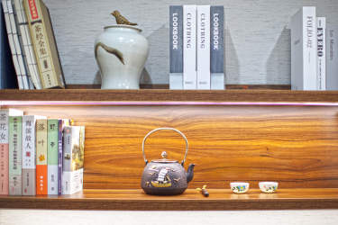 123平3室雅致新中书房