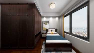 115平跃层/复式雅致新中卧室