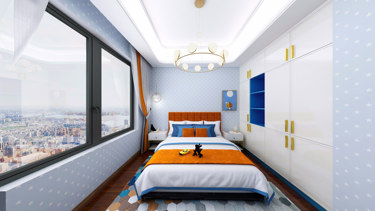 115平跃层/复式雅致新中儿童房