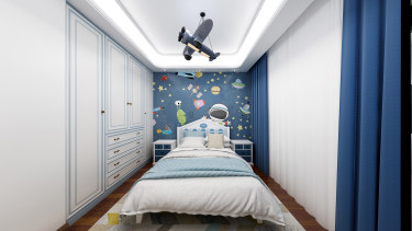 115平跃层/复式雅致新中儿童房