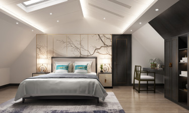 115平跃层/复式雅致新中卧室