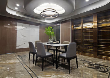 275平3室现代简约餐厅