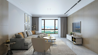 170平5室现代简约客厅