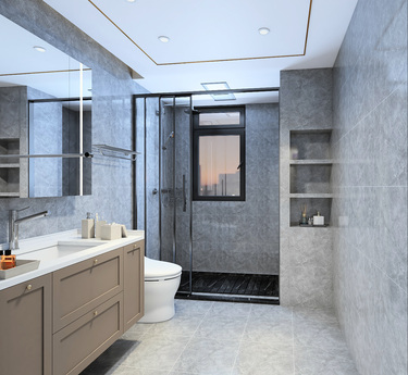 170平5室现代简约卫生间