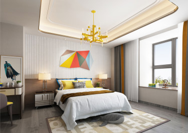 265平别墅现代简约儿童房