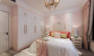 358平别墅原木风儿童房