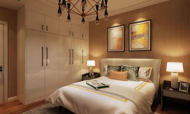 358平别墅原木风老人房