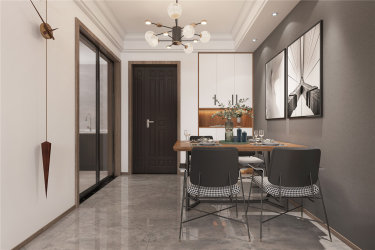 94平3室原木风餐厅